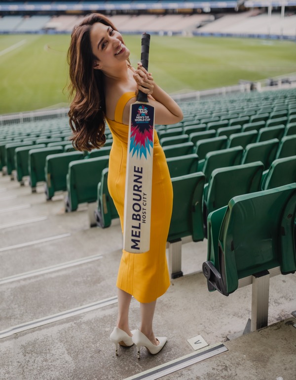 Tamannaah at the iconic Melbourne Cricket Ground