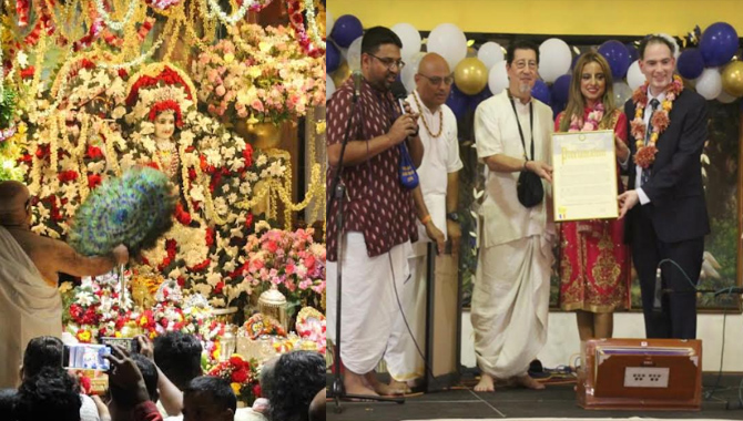 NYC Celebrates Krishna Janmashtami @ Hare Krishna Temple