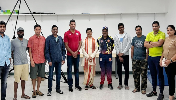 SiliconAndhra Cricket Foundation (SACF) Started Beginners Cricket Coaching