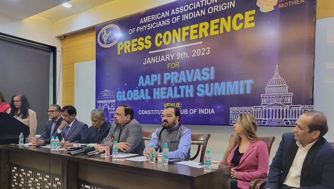 AAPI’s 17th Global Healthcare Summit Announced During Curtain Raiser in Delhi