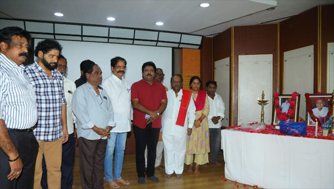 Film Personalities to pay tribute to Akshara Yodhudu Shri Ramoji Rao