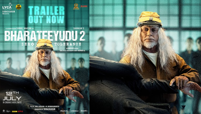 Lyca Productions "Bharateeyudu 2" (Indian 2) trailer unleashes Kamal Haasan's power as Senapathy