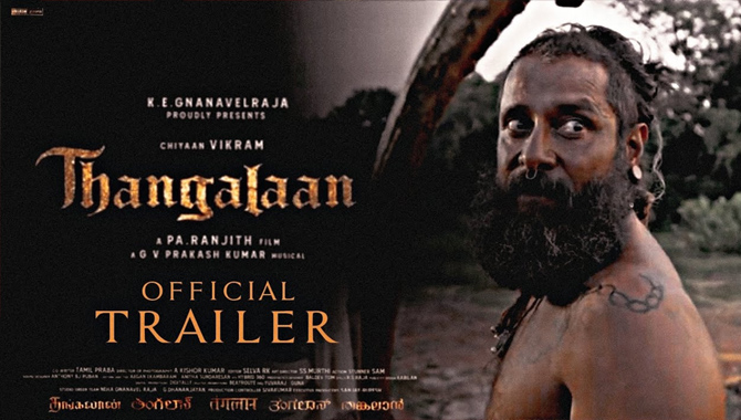 Chiyaan Vikram's "Thangalan" trailer unveiled
