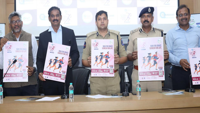 Early detection is the only way forward to tackle Cancer: Commissioner of Police, Cyberabad