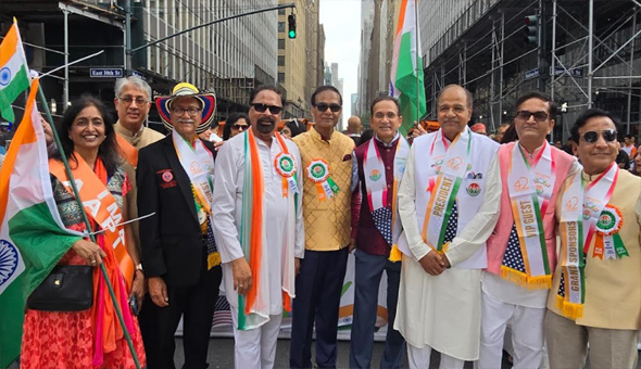 AAPI Leaders Spread Message of Health & Wellbeing At India Day Parade in New York