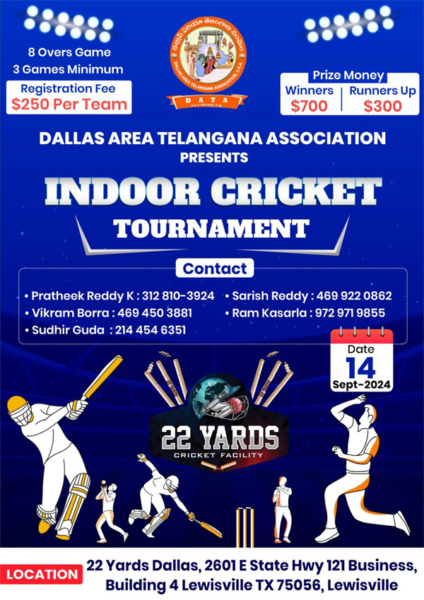 DATA - Indoor Cricket Tournament