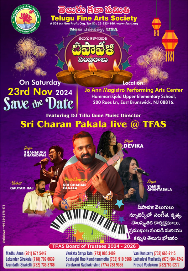 TFAS Deepavali Sambaralu on 23 Nov 2024