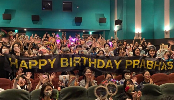 Advance Birthday Wishes from Tokyo Fans to Rebel Star Prabhas