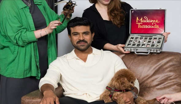 Global Star Ram Charan's wax statue at Madame Tussauds