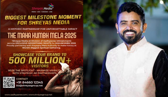 Shreyas Media Secures Exclusive Advertising Rights for Maha Kumbh Mela 2025!