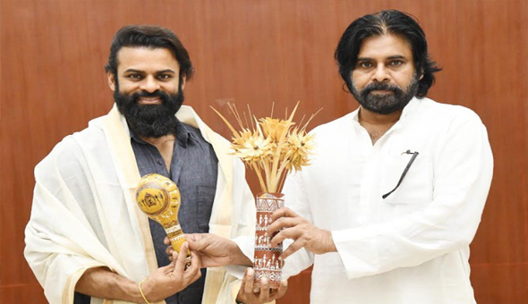 Sai Durgha Tej Receives a Special Gift from AP Deputy CM Pawan Kalyan