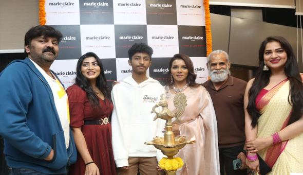 Marie Claire Salon launched in Narsingi; Bigg Boss celebs grace