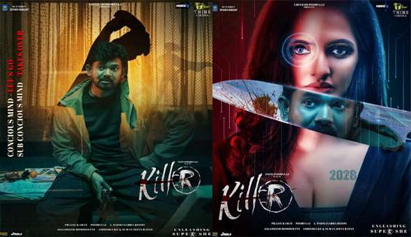 Hero Poorvaj's character first look unveiled from unique action thriller "Killer"