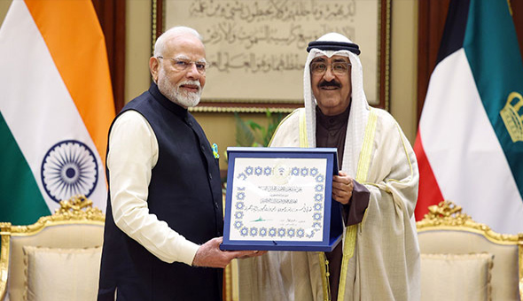 Kuwait S Highest Civilian Honour Recognises Pm Modi S Leadership